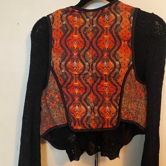 FREE PEOPLE Gemini Vest Boho Festival - Picture 7 of 8